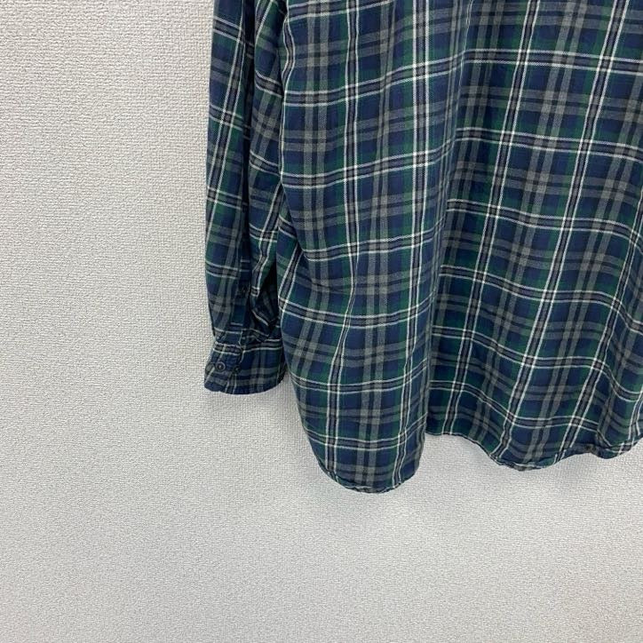 90s　OLD GAP　オールドギャップ　長袖ボタンダウンシャツ　ネルシャツ　白タグ　ヴィンテージ　Lサイズ