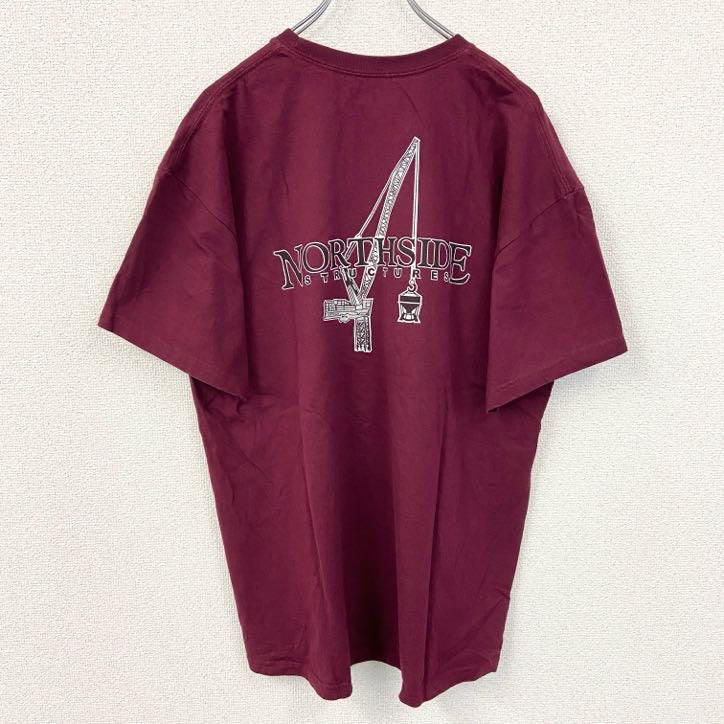 古着 used　Champion チャンピオン　半袖バックプリントTシャツ　NORTHSIDE　ビックシルエット　XLサイズ
