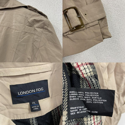 LONDON FOG　ロンドンフォグ　トレンチコート　ベージュ　Lサイズ