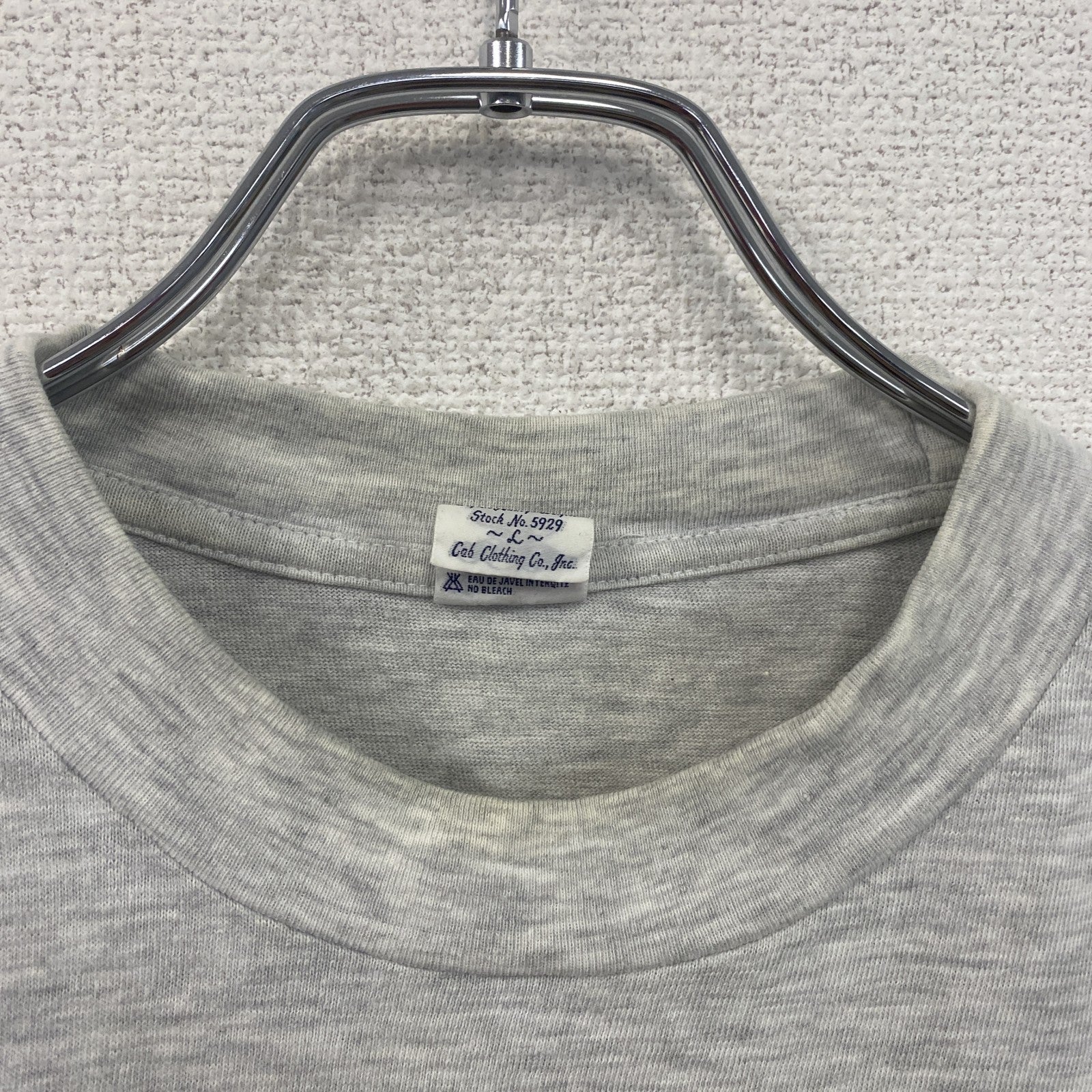 Premium　プレミアム　半袖プリントTシャツ　カレッジ　霜降りグレー　Lサイズ