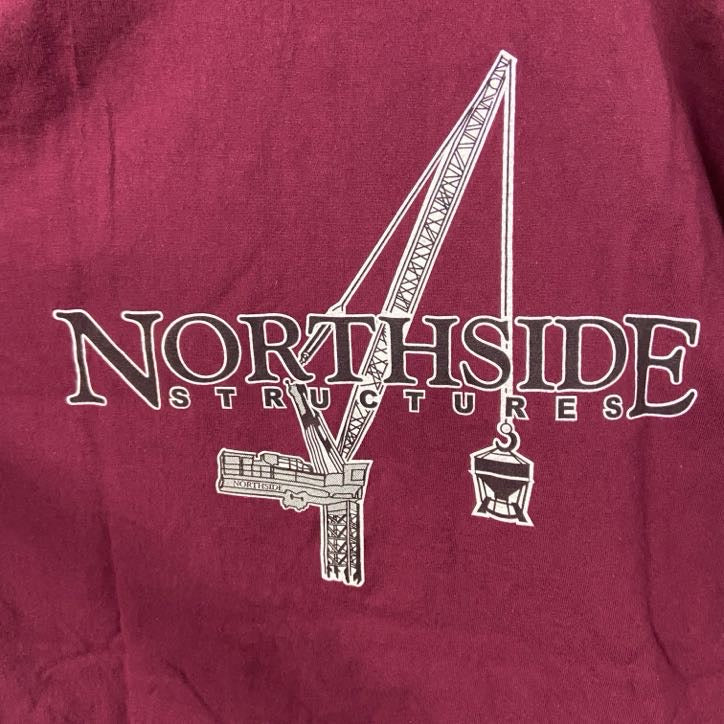 古着 used　Champion チャンピオン　半袖バックプリントTシャツ　NORTHSIDE　ビックシルエット　XLサイズ