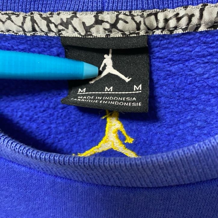 NIKE AIR JORDAN　ナイキエアジョーダン　スウェット/トレーナー　青　ブルー　Mサイズ