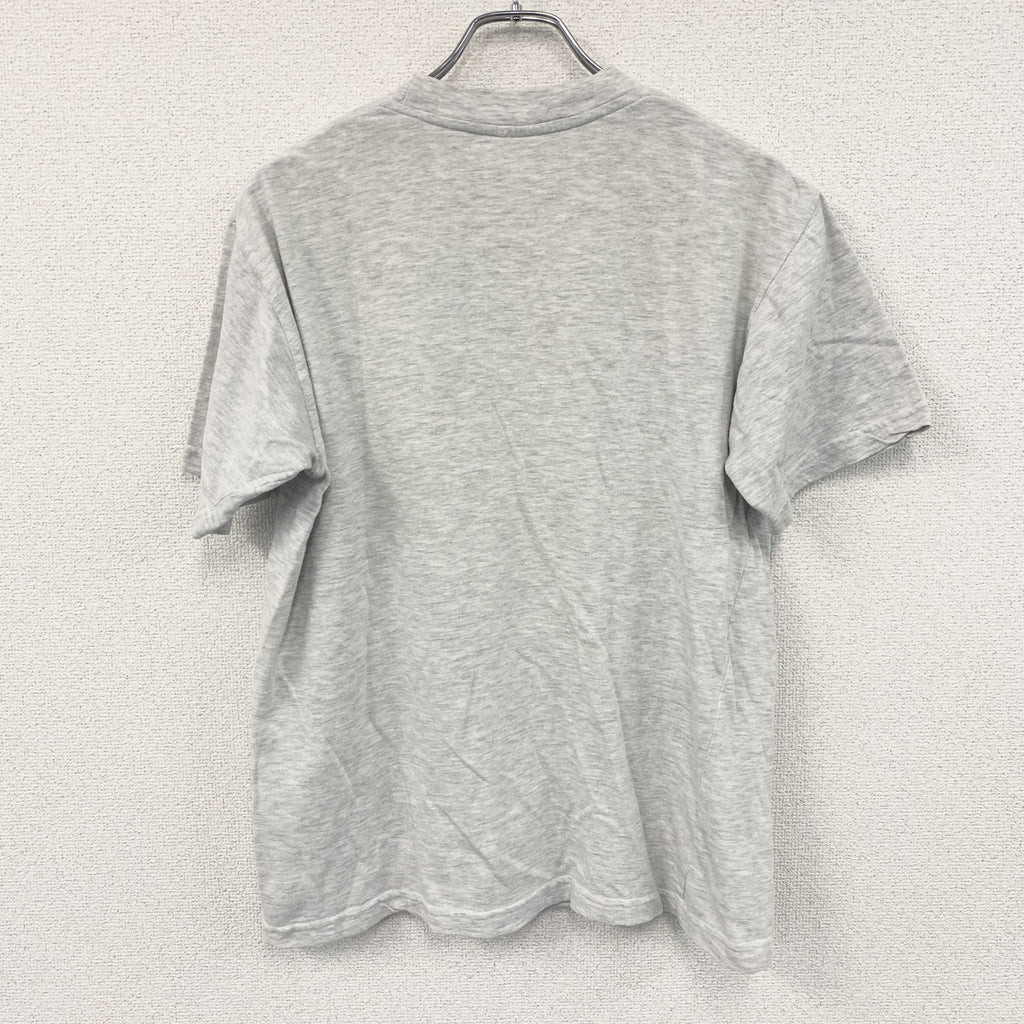 Premium　プレミアム　半袖プリントTシャツ　カレッジ　霜降りグレー　Lサイズ