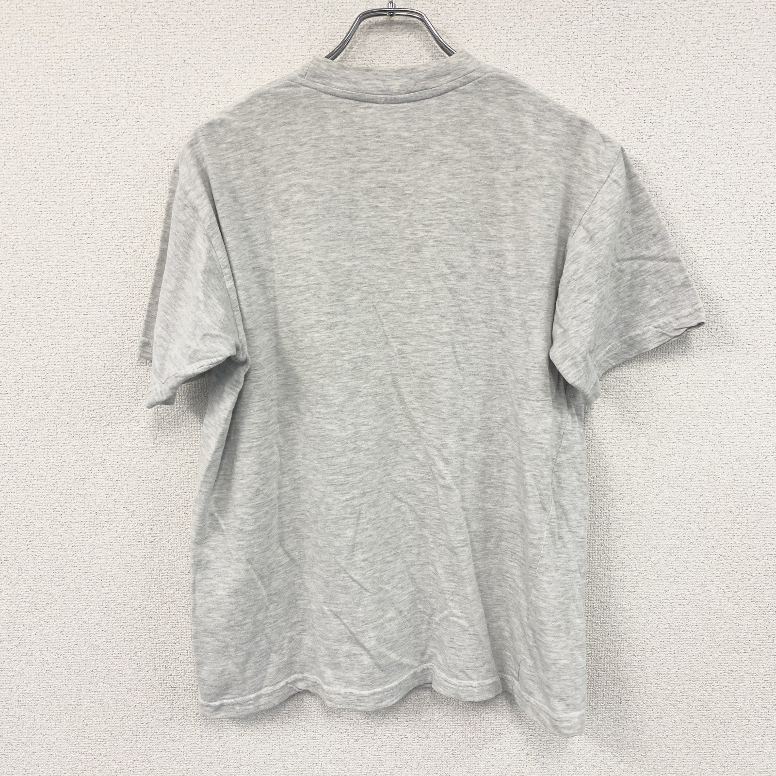 Premium　プレミアム　半袖プリントTシャツ　カレッジ　霜降りグレー　Lサイズ