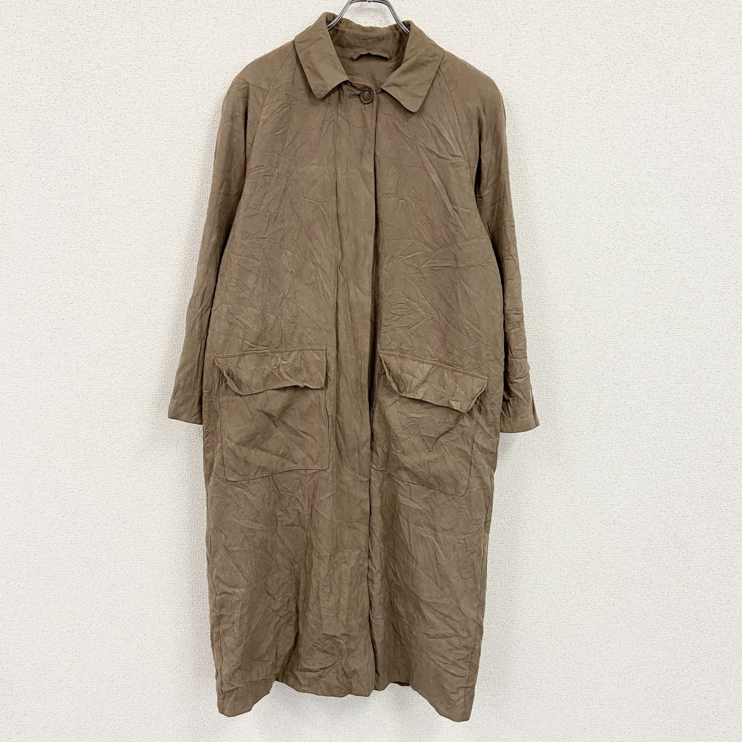 LONDON FOG　ロンドンフォグ　ステンカラーコート　ベージュ　Mサイズ