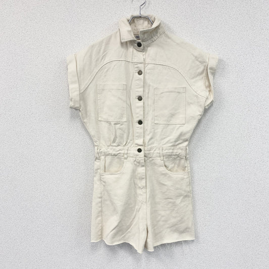 ZARA　ザラ　オールインワン/サロペット　アイボリー　Mサイズ