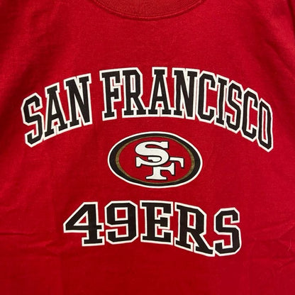 古着 used　NFL　TEAM APPAREL　半袖プリントTシャツ　サンフランシスコ・フォーティナイナーズ　赤　Mサイズ