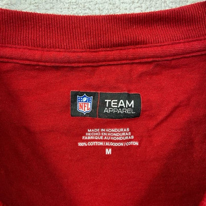 古着 used　NFL　TEAM APPAREL　半袖プリントTシャツ　サンフランシスコ・フォーティナイナーズ　赤　Mサイズ