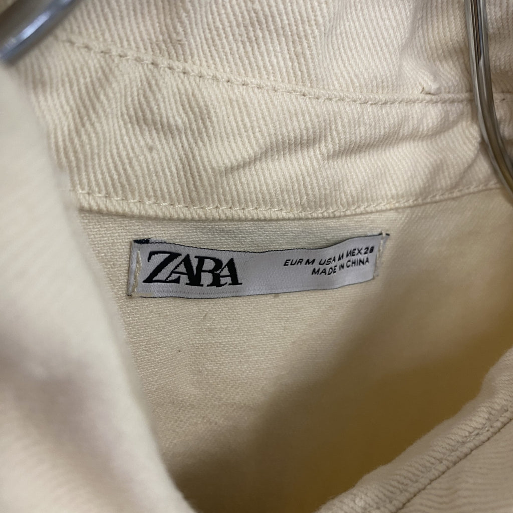 ZARA　ザラ　オールインワン/サロペット　アイボリー　Mサイズ