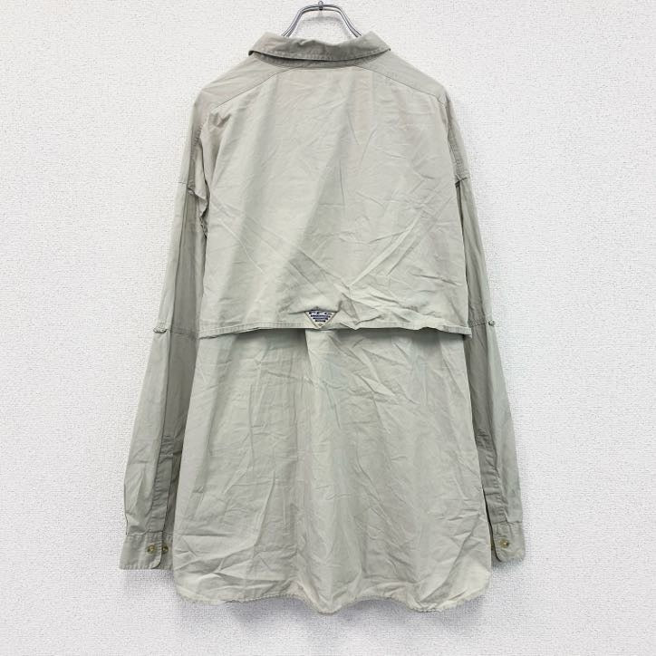 Columbia　コロンビア　PEG フィッシングシャツ　グレージュ　2XLサイズ