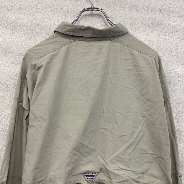 Columbia　コロンビア　PEG フィッシングシャツ　グレージュ　2XLサイズ