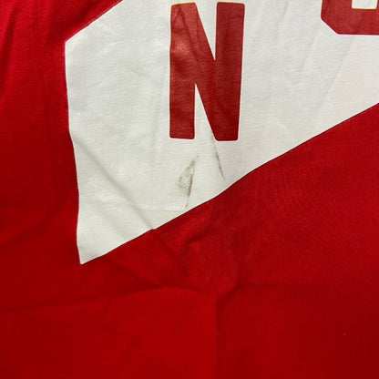 古着 used　NIKE ナイキ　NBA　トロント・ラプターズ　LEONARD レナード　半袖プリントTシャツ　レッド　Mサイズ
