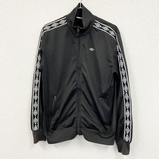 umbro　アンブロ　トラックジャケット/ジャージ　ロゴプリント　黒　ブラック　Lサイズ