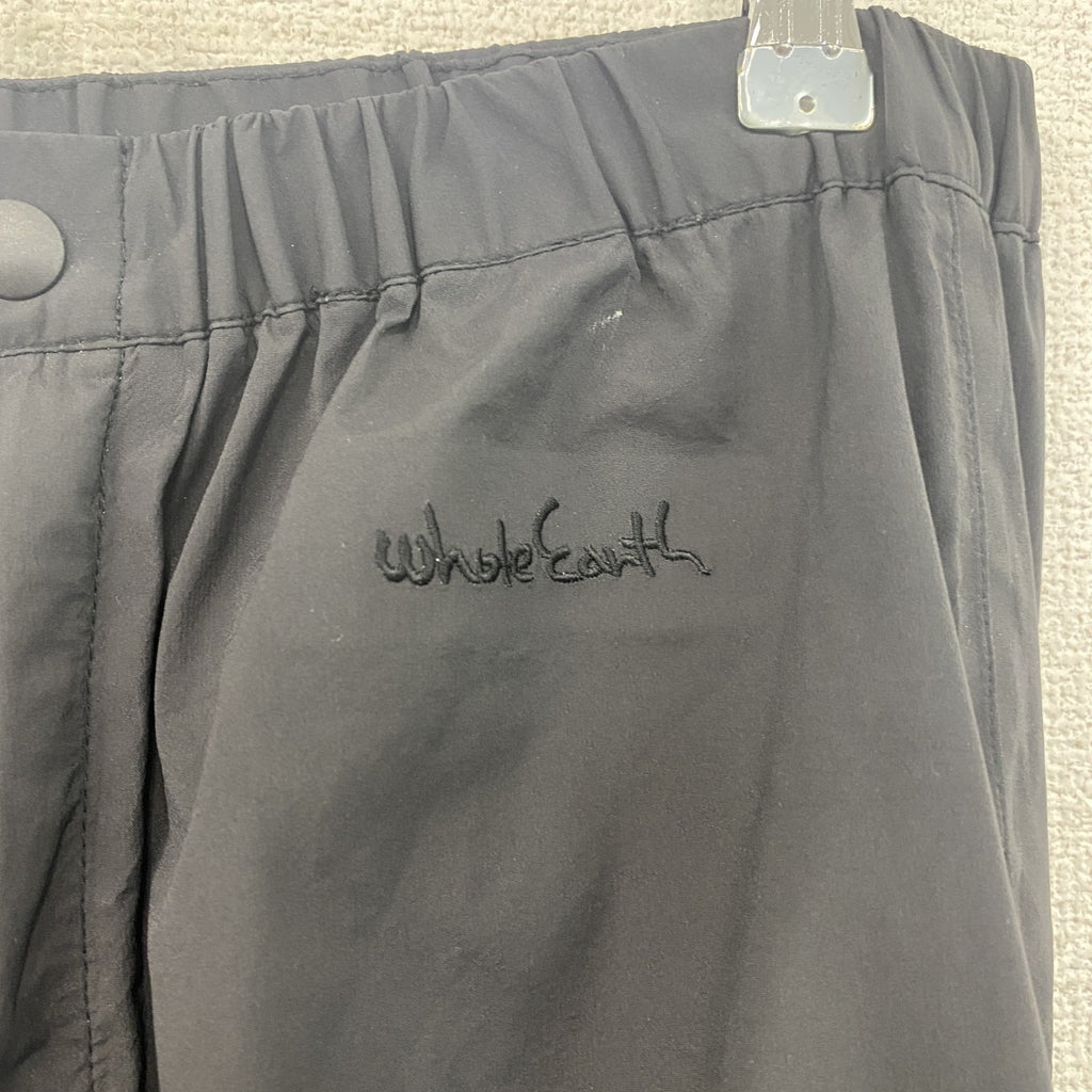 whole Earth　ナイロンパンツ　ウィンドパンツ　黒　ブラック　Mサイズ