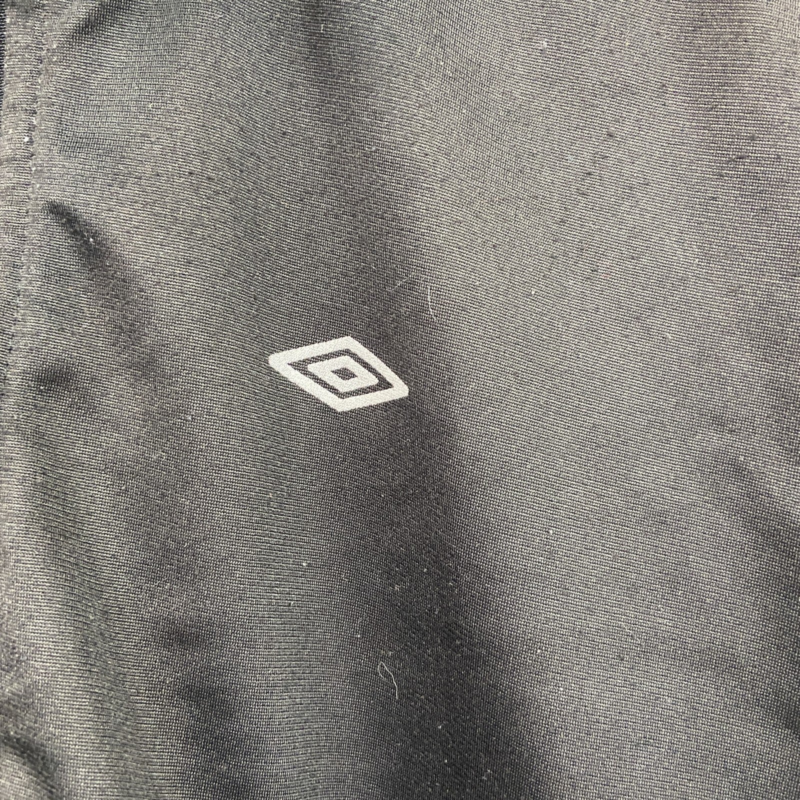 umbro　アンブロ　トラックジャケット/ジャージ　ロゴプリント　黒　ブラック　Lサイズ