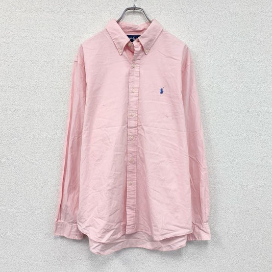 Ralph Lauren　ラルフローレン　ボタンダウンシャツ　ピンク　XLサイズ