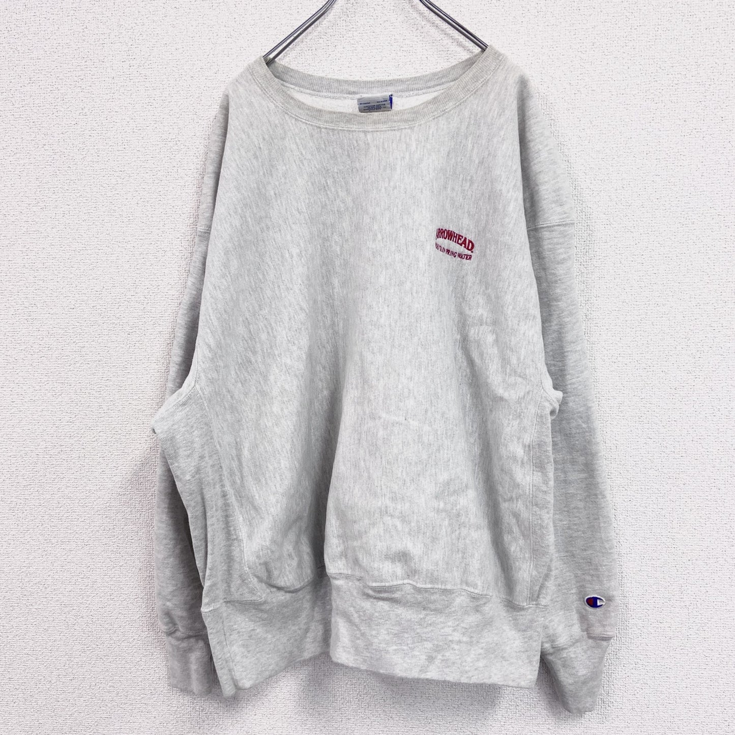 Champion　チャンピオン　リバースウィーブ　スウェット/トレーナー　霜降りグレー　XXLサイズ