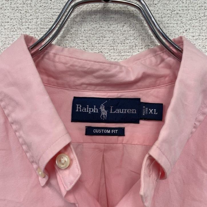 Ralph Lauren　ラルフローレン　ボタンダウンシャツ　ピンク　XLサイズ