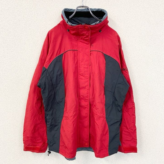 古着 used　Columbia コロンビア　長袖ナイロンジャケット　マウンテンパーカー　赤　レッド　アウトドア　Lサイズ