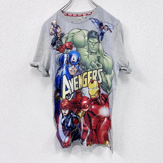 MARVEL　マーベル　アベンジャーズ　半袖プリントTシャツ　グレー　灰色　170/176サイズ