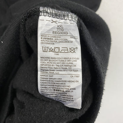 GAP　ギャップ　フルジップスウェットパーカー/フーディー　黒　ブラック　2XLサイズ