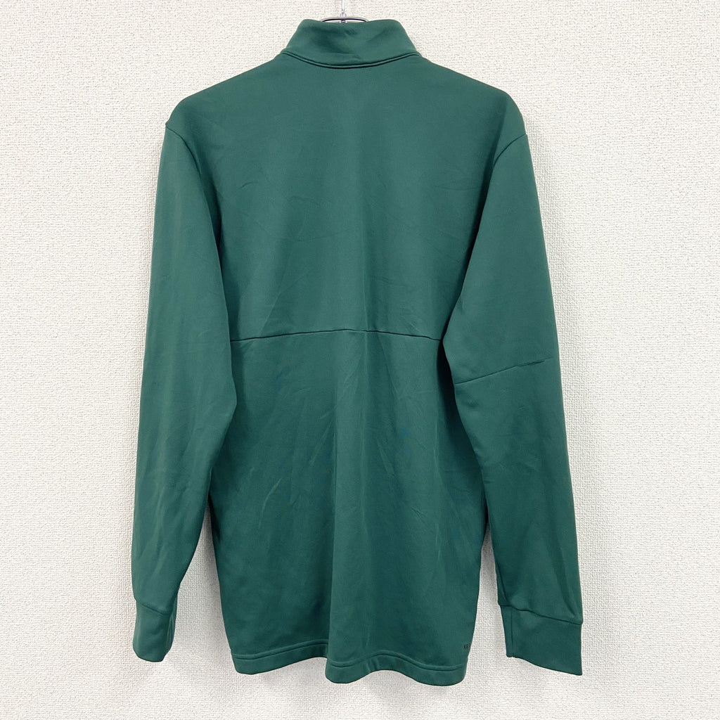 adidas　アディダス　ハーフジッププルオーバージャージ　緑　グリーン　Lサイズ