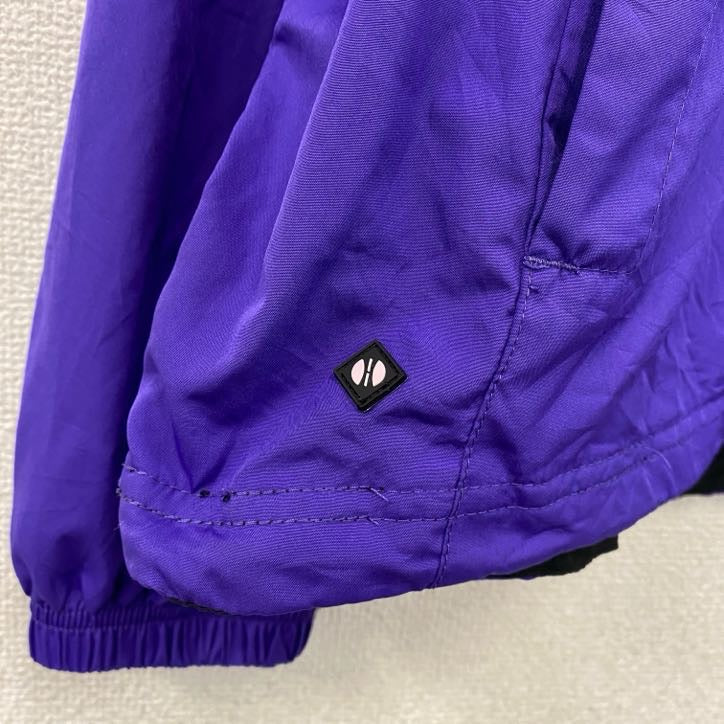 ～90s　Holloway　ハーフジッププルオーバージャケット　ヴィンテージ　紫　パープル　Lサイズ