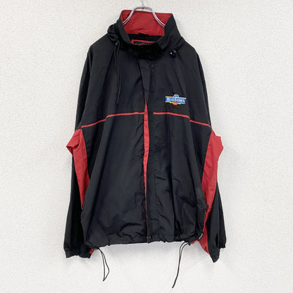 ～00s　Dunbrooke　ダンブルック　フルジップジャケット　比翼仕立て　ヴィンテージ　黒　ブラック　XLサイズ