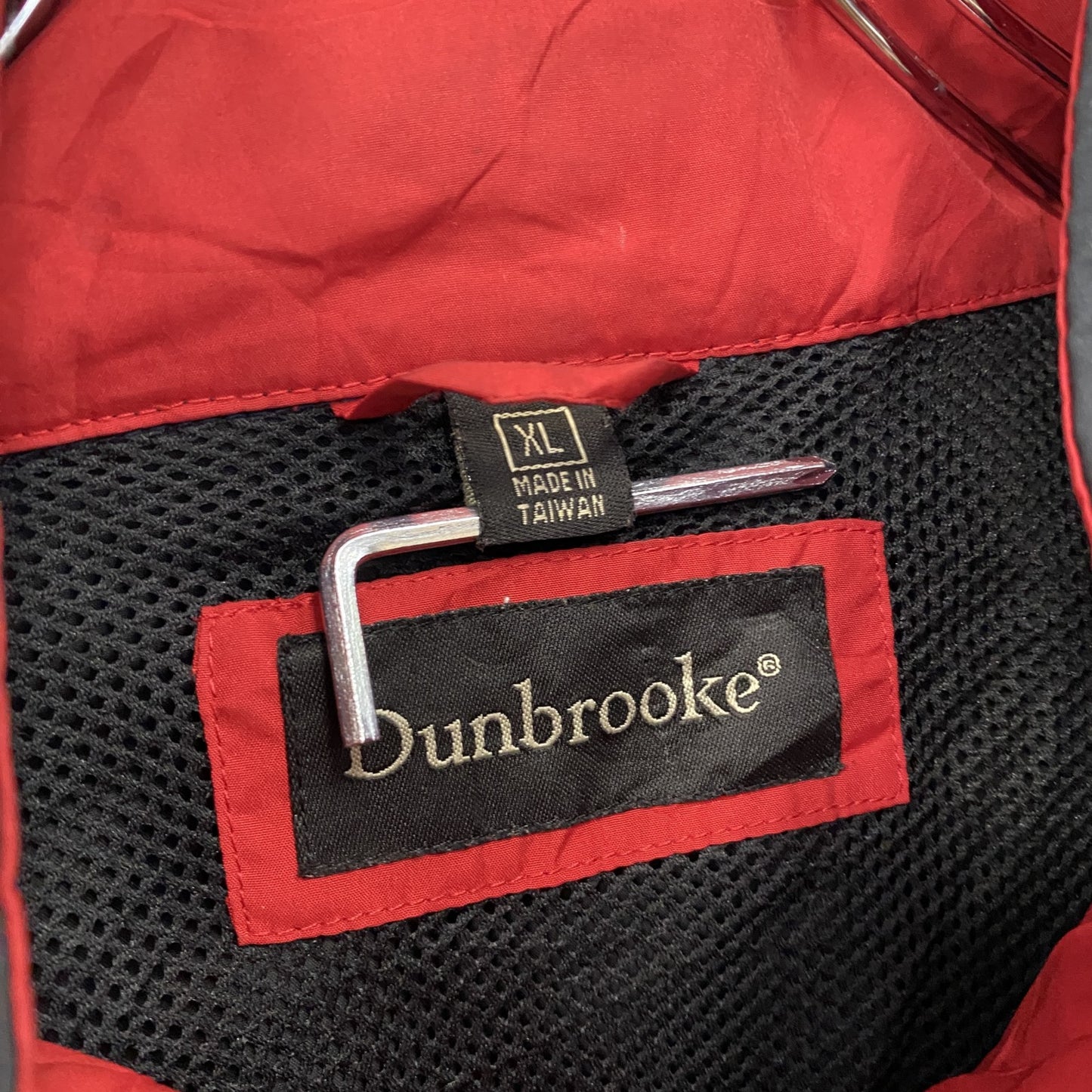 ～00s　Dunbrooke　ダンブルック　フルジップジャケット　比翼仕立て　ヴィンテージ　黒　ブラック　XLサイズ