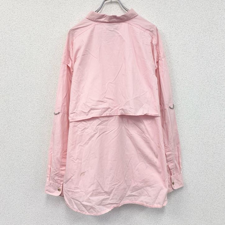 Columbia　コロンビア　フィッシングシャツ　ピンク　2XLサイズ
