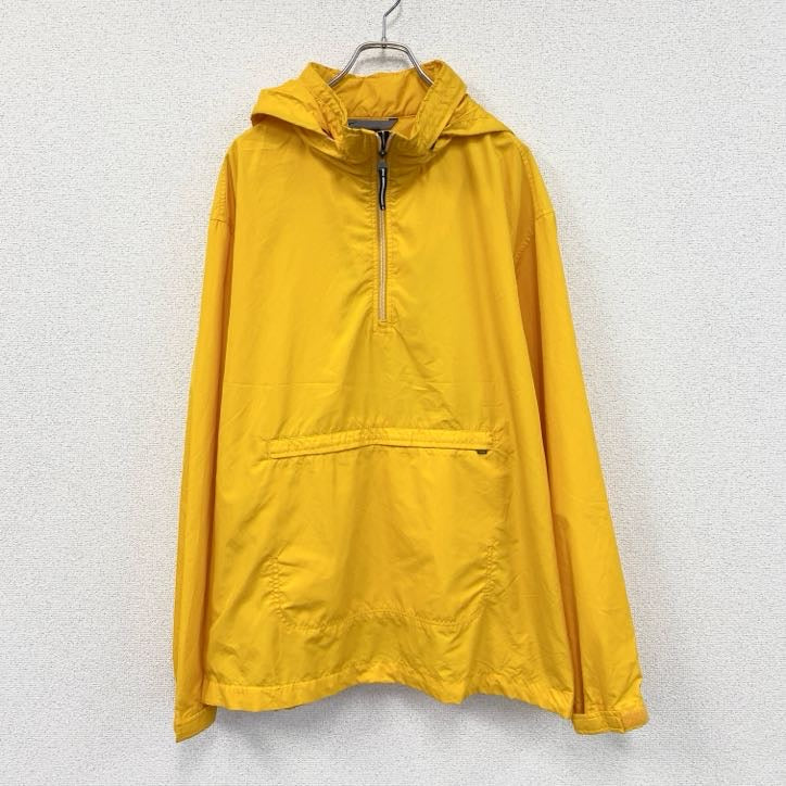 00s　NIKE　ナイキ　ハーフジッププルオーバー　アノラックパーカー　ヴィンテージ　黄色　イエロー　XLサイズ