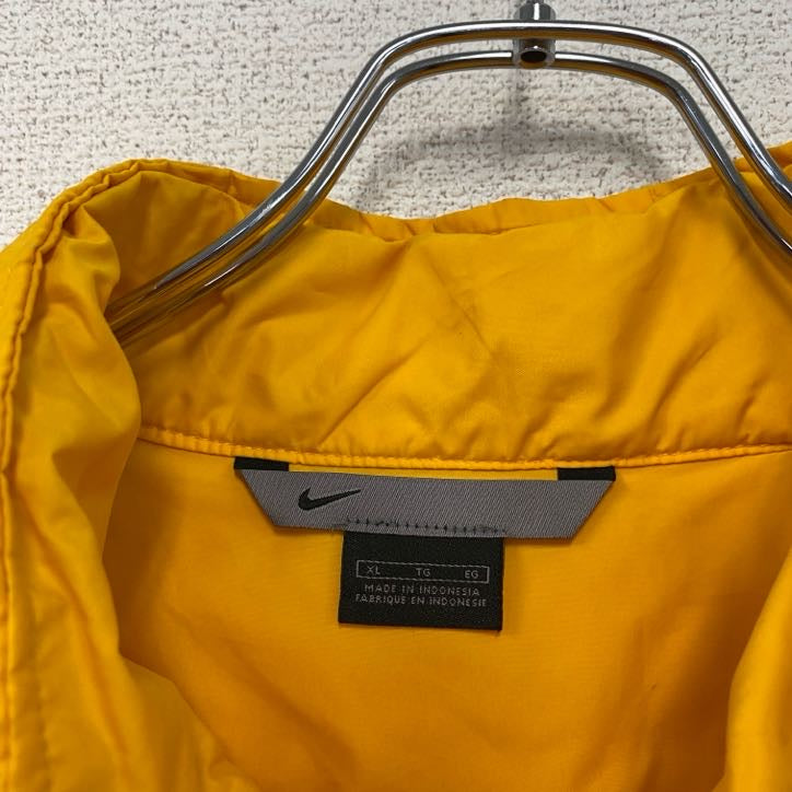 00s　NIKE　ナイキ　ハーフジッププルオーバー　アノラックパーカー　ヴィンテージ　黄色　イエロー　XLサイズ