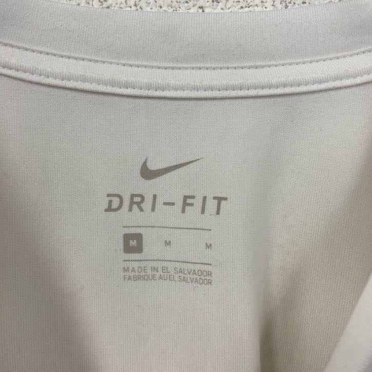 古着 used　NIKE ナイキ　半袖プリントTシャツ　WILLIAM BYRD LACROSSE　ラクロス　白　Mサイズ