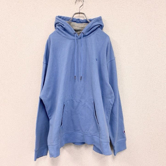 champion　チャンピオン　スウェットパーカー/フーディー　水色　ライトブルー　4XLサイズ