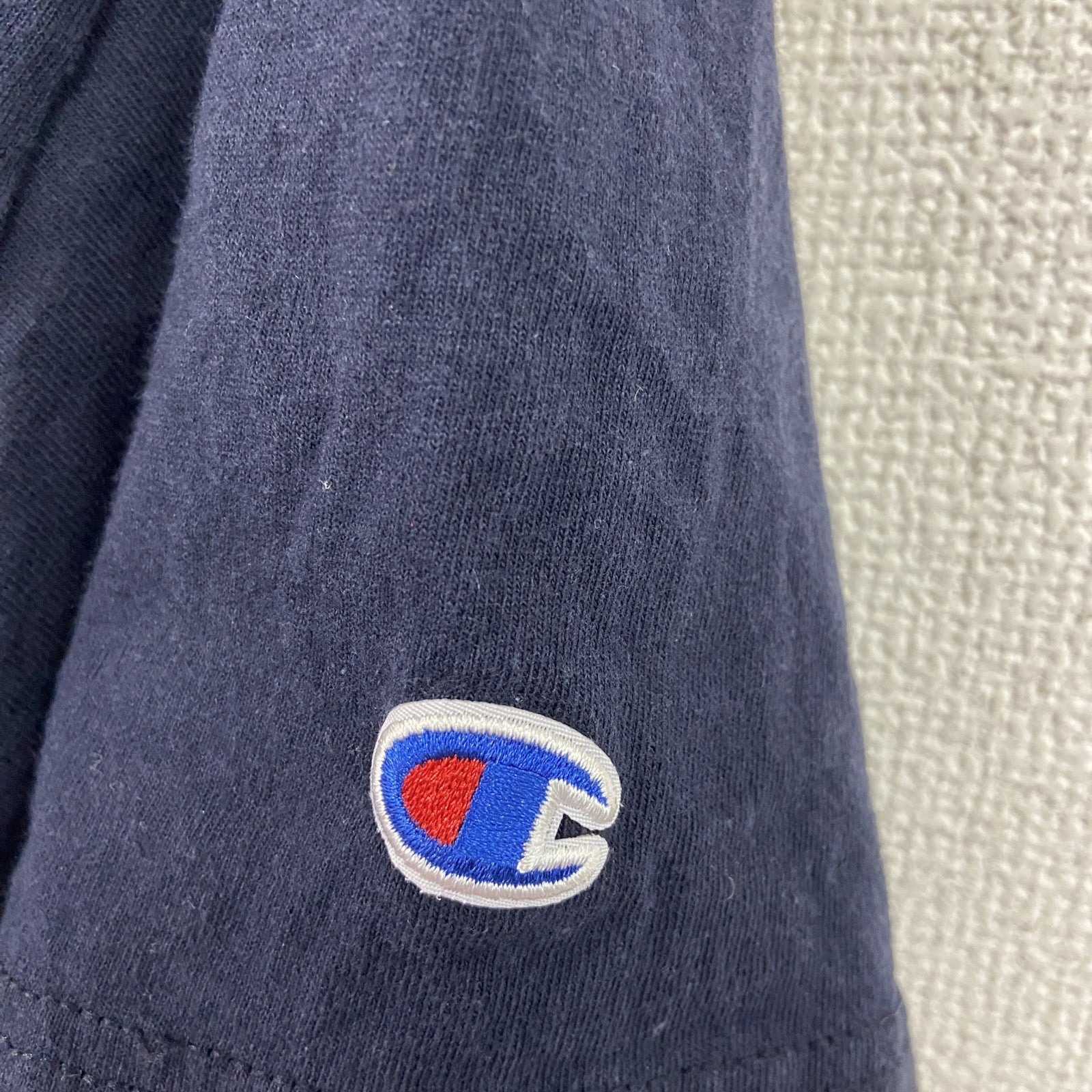 Champion　チャンピオン　半袖プリントTシャツ　紺　ネイビー　2XLサイズ