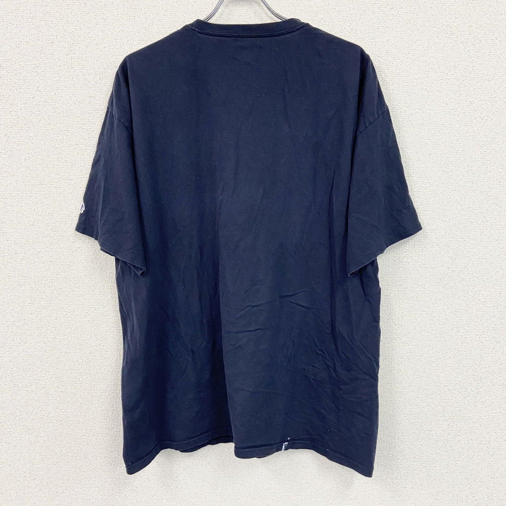 Champion　チャンピオン　半袖プリントTシャツ　紺　ネイビー　2XLサイズ