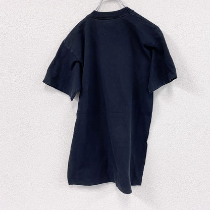 ～00s　半袖アニマルプリントTシャツ　ヴィンテージ　シングルステッチ　犬　シェパード　黒　ブラック