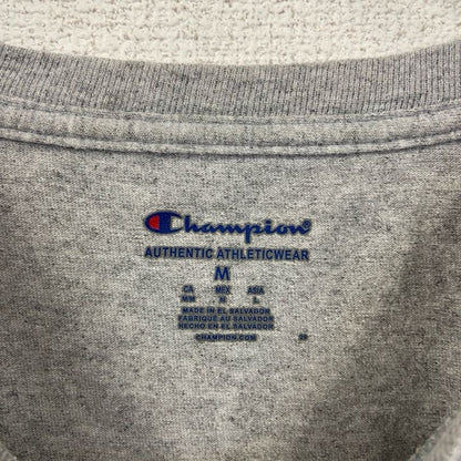 古着 used　Champion チャンピオン　半袖カレッジプリントTシャツ　ハーバードビジネススクール　グレー　Mサイズ