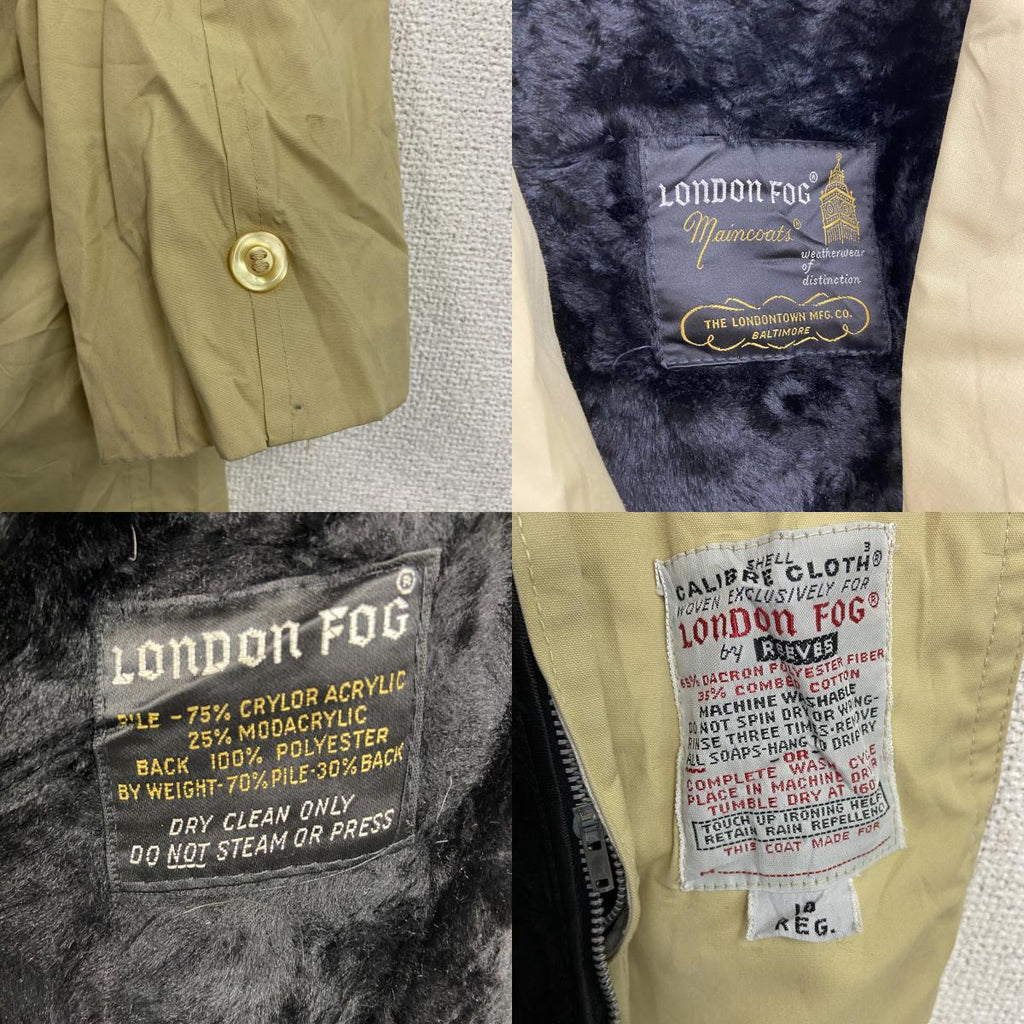 LONDON FOG　ロンドンフォグ　トレンチコート　ベージュ　14サイズ