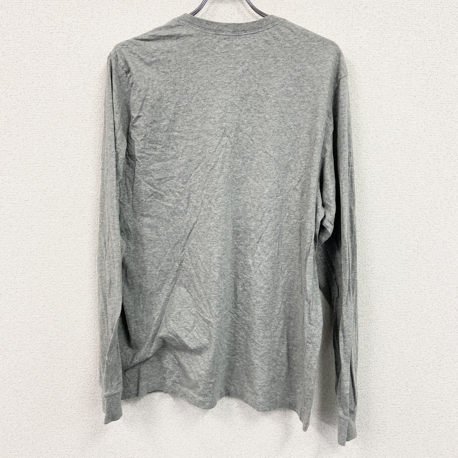 THE NIKE TEE　ナイキ　長袖プリントTシャツ　グレー　XLサイズ