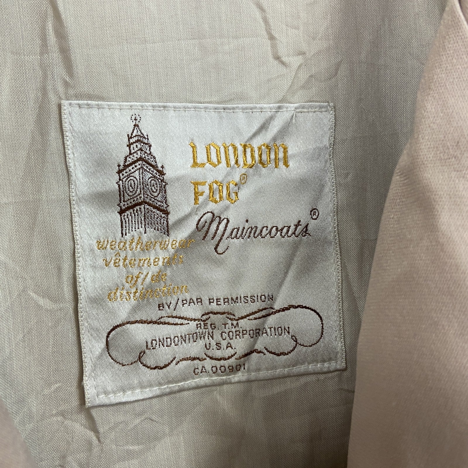 LONDON FOG　ロンドンフォグ　トレンチコート　ベージュ　16サイズ