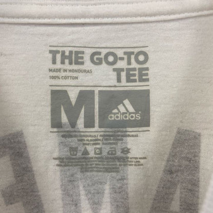 古着 used　adidas アディダス　半袖ロゴワッペンTシャツ　マイアミ・ヒート　レブロンジェームズ　＃6　Mサイズ