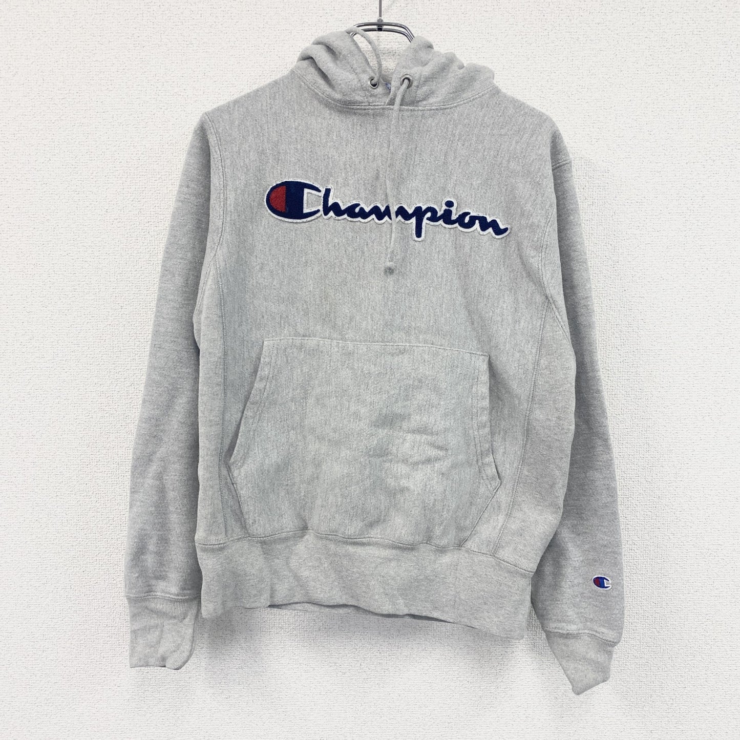 Champion　チャンピオン　リバースウィーブ　スウェットパーカー/フーディー　灰色　グレー　Sサイズ