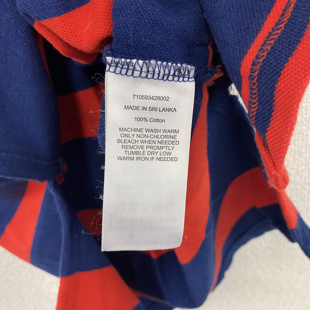 POLO RALPH LAUREN　ポロラルフローレン　半袖ポロシャツ　ボーダー　赤　紺　レッド　ネイビー　Mサイズ