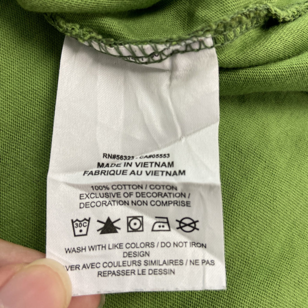 NIKE　ナイキ　長袖プリントTシャツ　総柄　迷彩柄　カモフラ柄　緑　グリーン　XLサイズ