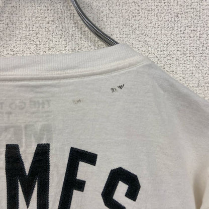 古着 used　adidas アディダス　半袖ロゴワッペンTシャツ　マイアミ・ヒート　レブロンジェームズ　＃6　Mサイズ