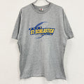 90s　NIKE　ナイキ　半袖プリントTシャツ　ヴィンテージ　グレー　XLサイズ