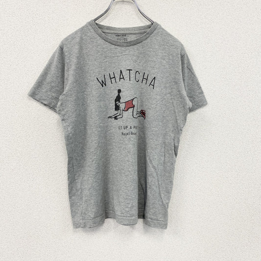 niko and　ニコアンド　半袖プリントTシャツ　灰色　グレー　Mサイズ