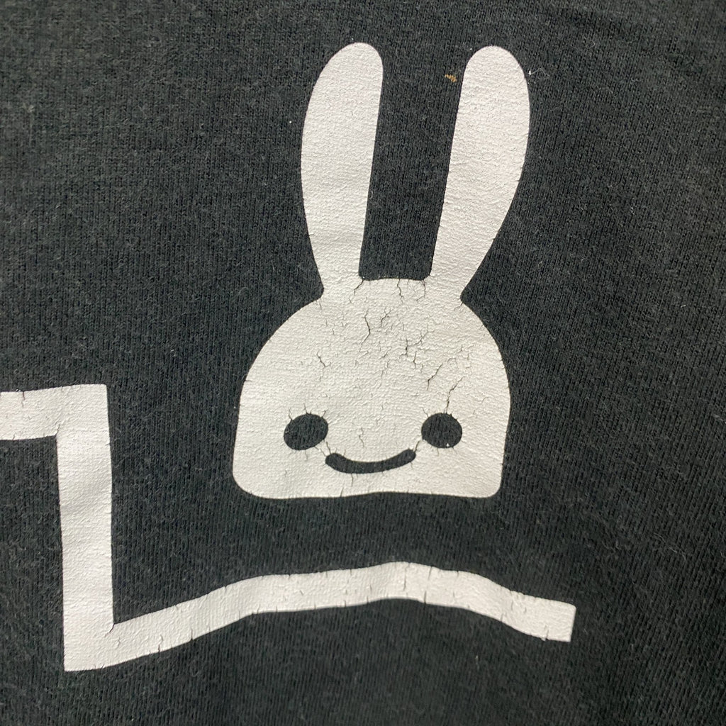 CUNE　半袖プリントTシャツ　黒　ブラック　Lサイズ