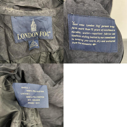 LONDON FOG　ロンドンフォグ　トレンチコート　黒　ブラック　8サイズ